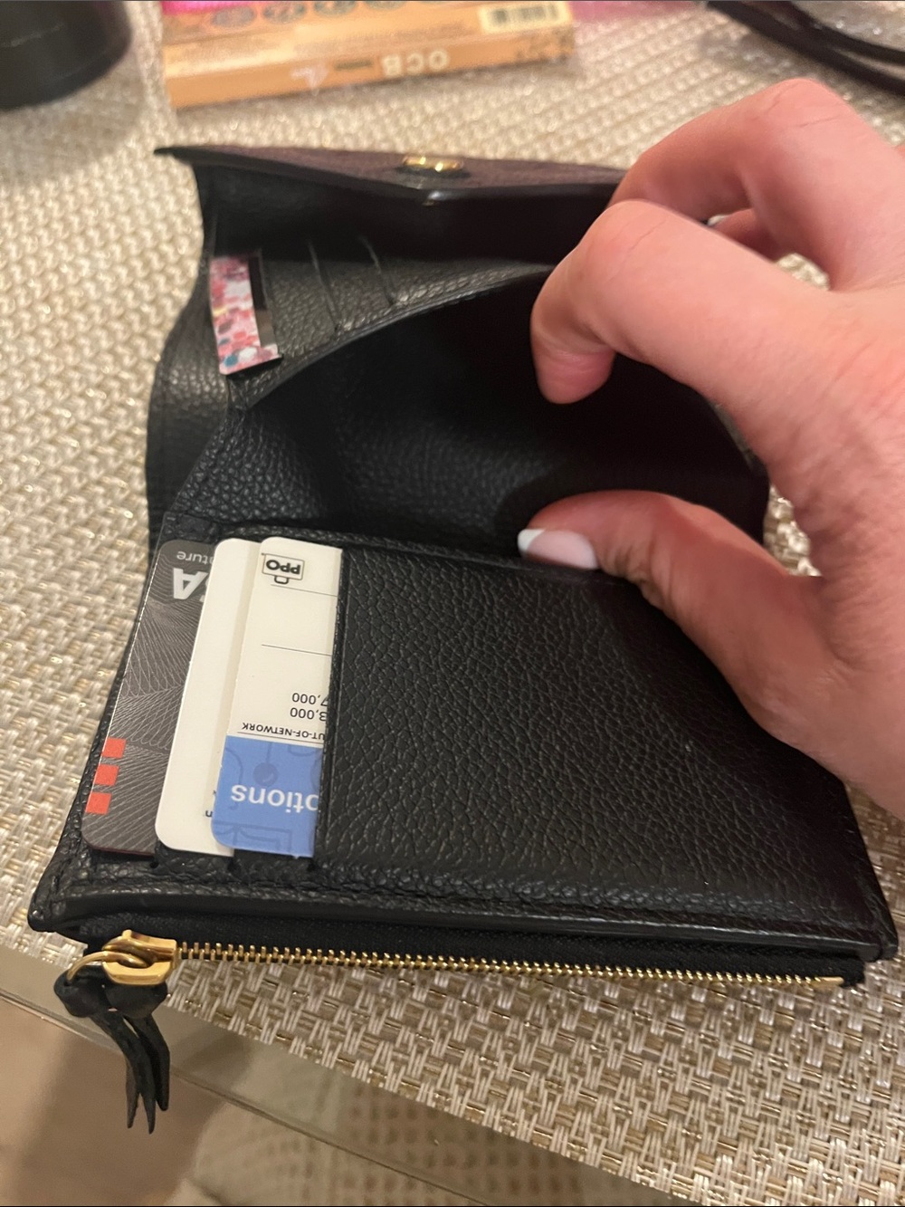 Auth Louis Vuitton Black wallet - Picture 9 of 10